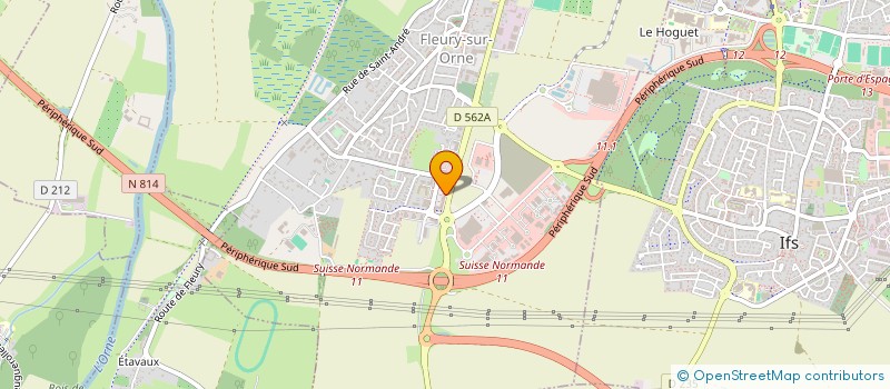 localisation de l'entreprise SCI VASIC  FLEURY-SUR-ORNE