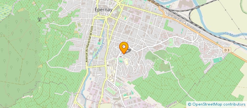 localisation de l'entreprise SCI VASO - 6 PARCHAPPE  EPERNAY