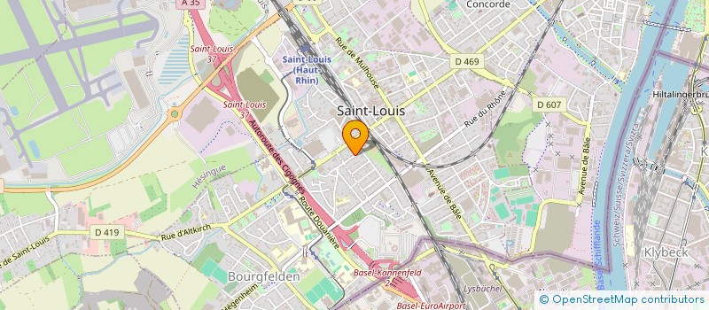 localisation de l'entreprise SCI VASQUES  SAINT-LOUIS