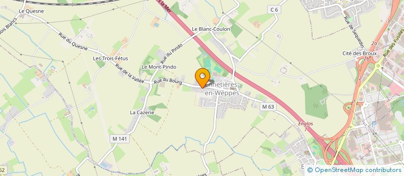 localisation de l'entreprise SCI VASSANT  ENNETIERES-EN-WEPPES