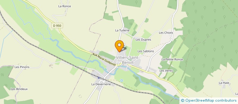 localisation de l'entreprise SCI VASSAYA  VILLIERS-SAINT-BENOIT