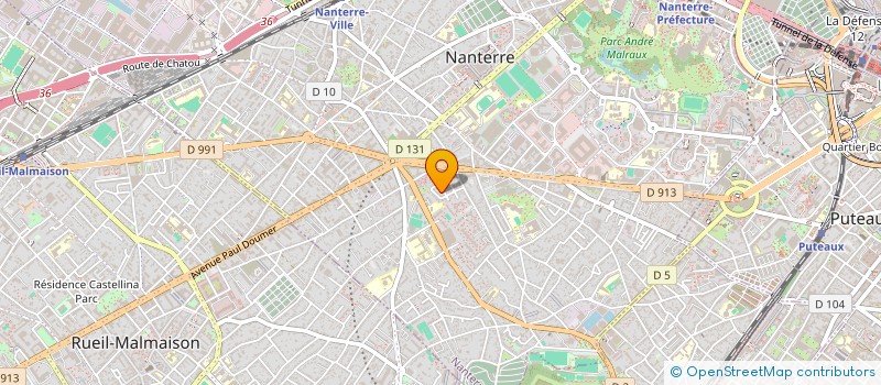 localisation de l'entreprise SCI VASSELET  NANTERRE