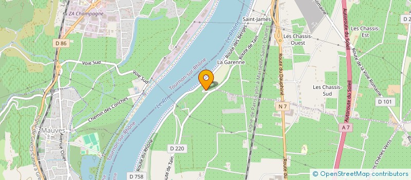 localisation de l'entreprise SCI VASSIMO  LA ROCHE-DE-GLUN