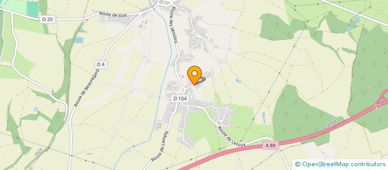 localisation de l'entreprise SCI VAST  CULHAT