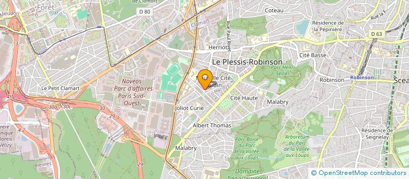 localisation de l'entreprise SCI VASTEL CAVU à LE PLESSIS-ROBINSON