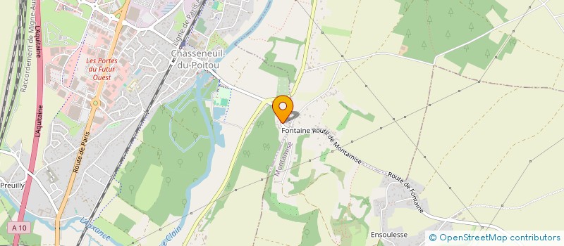 localisation de l'entreprise SCI VASTRENT  CHASSENEUIL-DU-POITOU