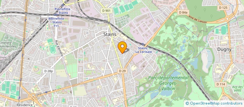 localisation de l'entreprise SCI VASUT à STAINS
