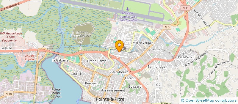 localisation de l'entreprise SCI VAT 44 à LES ABYMES