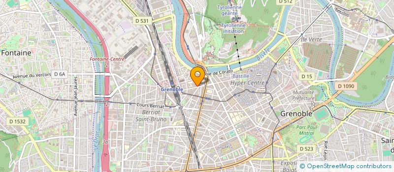 localisation de l'entreprise SCI VATEL 2 à GRENOBLE