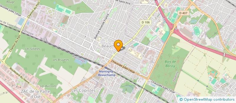 localisation de l'entreprise SCI VATEL  BEAUCHAMP