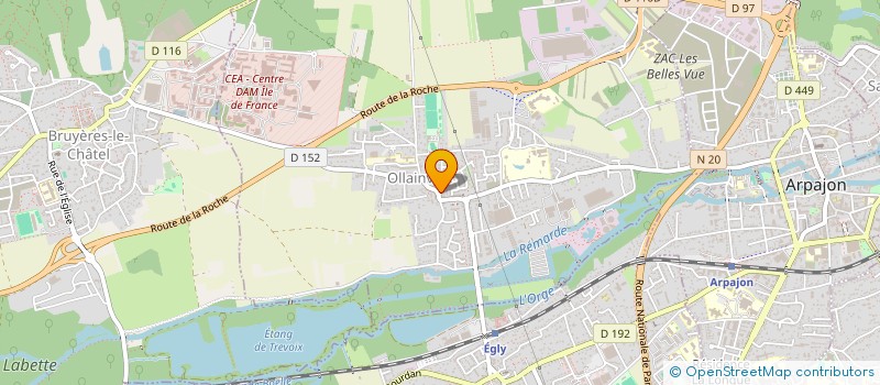 localisation de l'entreprise SCI VATHY  OLLAINVILLE