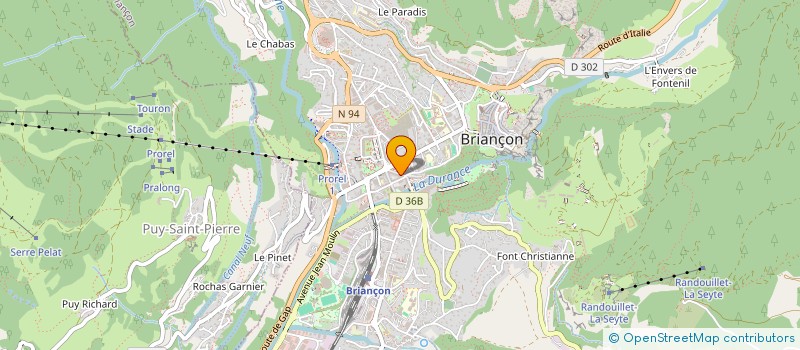 localisation de l'entreprise SCI VATO à BRIANCON