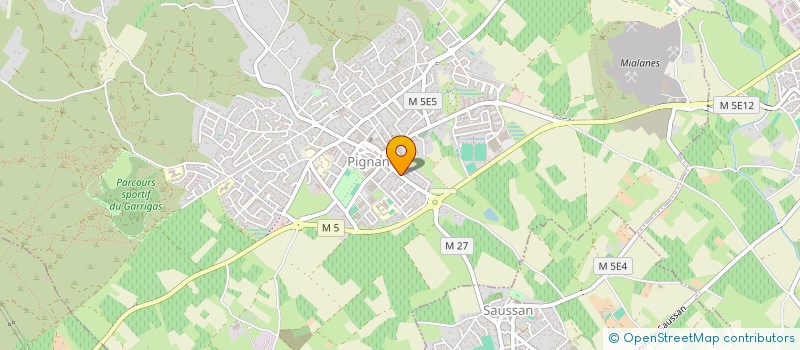 localisation de l'entreprise SCI VATOFLO à PIGNAN