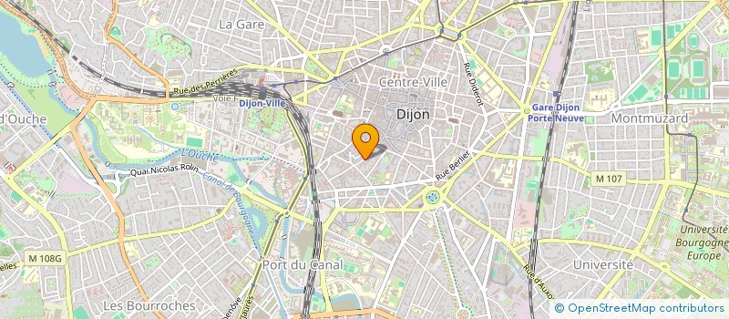 localisation de l'entreprise SCI VAUBAN 12 à DIJON