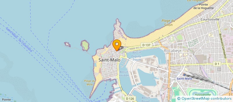 localisation de l'entreprise SCI VAUBAN  SAINT-MALO