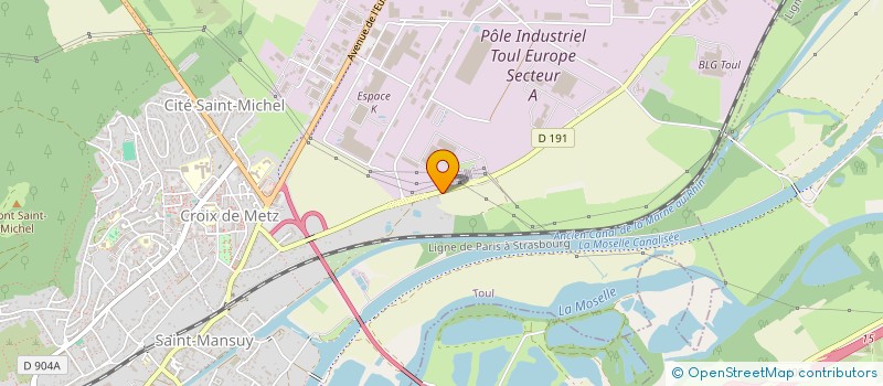 localisation de l'entreprise SCI VAUBAN  TOUL