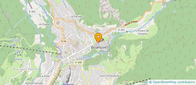 localisation de l'entreprise SCI VAUBAN  BRIANCON