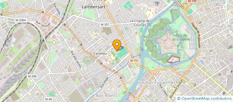 localisation de l'entreprise SCI VAUBAN à LAMBERSART