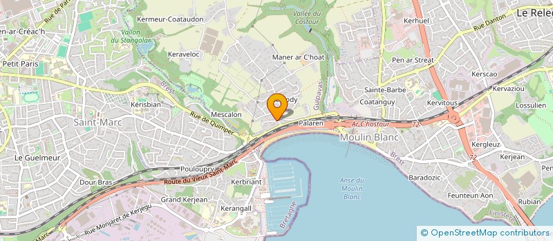 localisation de l'entreprise SCI VAUBAN  GUIPAVAS