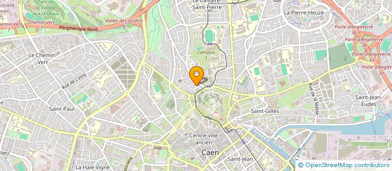 localisation de l'entreprise SCI VAUBAN à CAEN