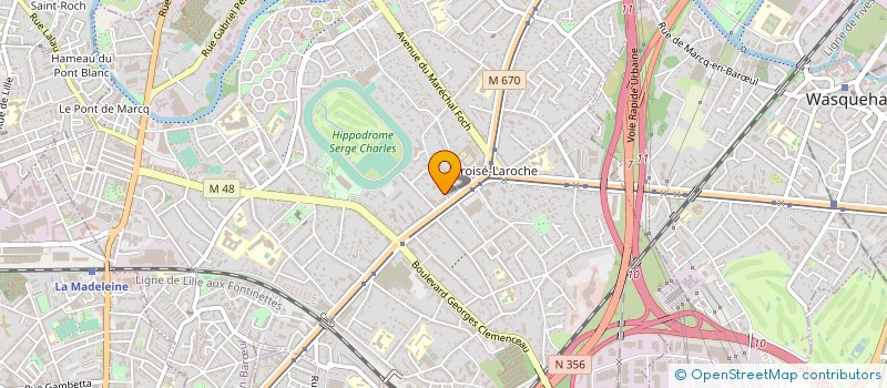localisation de l'entreprise SCI VAUBAN à MARCQ-EN-BARŒUL
