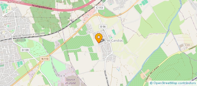 localisation de l'entreprise SCI VAUBAN  VESTRIC-ET-CANDIAC