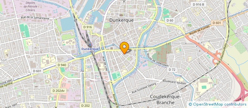 localisation de l'entreprise SCI VAUBAN à DUNKERQUE