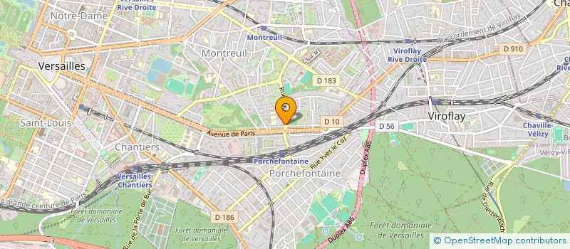 localisation de l'entreprise SCI VAUBAN à VERSAILLES