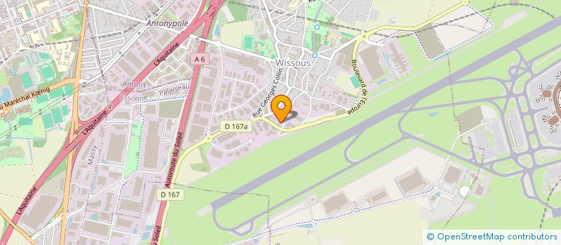 localisation de l'entreprise SCI VAUBAN à WISSOUS