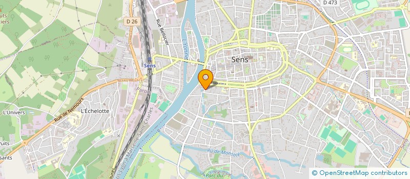 localisation de l'entreprise SCI VAUBAN  SENS