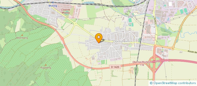 localisation de l'entreprise SCI VAUBAN  DORLISHEIM