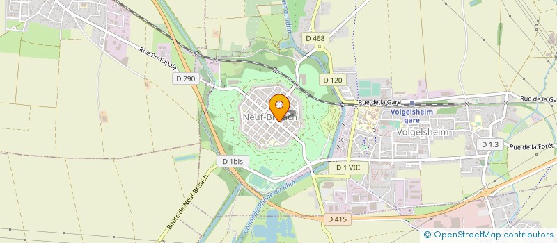 localisation de l'entreprise SCI VAUBAN  NEUF-BRISACH