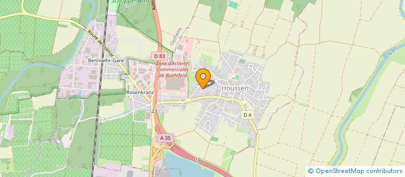 localisation de l'entreprise SCI VAUBAN  HOUSSEN