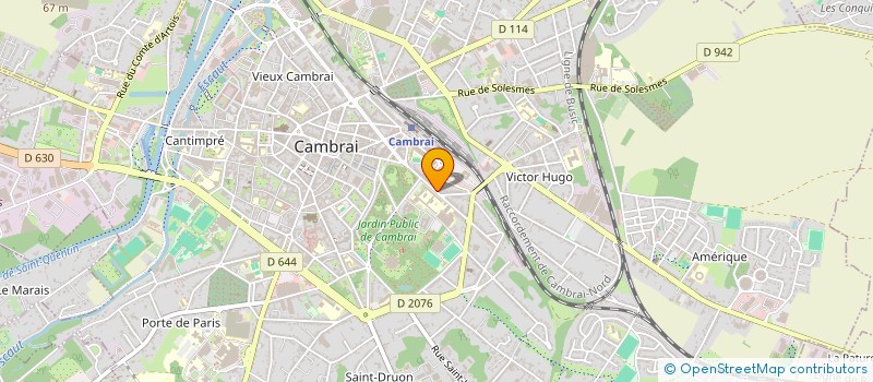 localisation de l'entreprise SCI VAUBAN à CAMBRAI