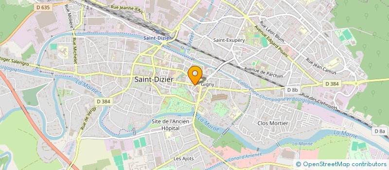 localisation de l'entreprise SCI VAUBAN 59 à SAINT-DIZIER