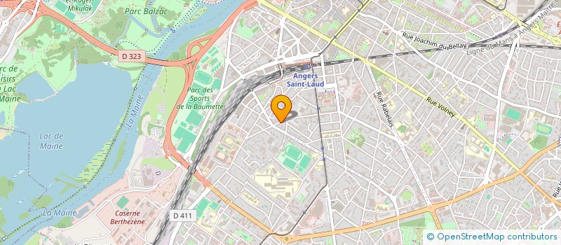 localisation de l'entreprise SCI VAUBAN à ANGERS