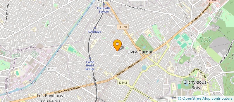 localisation de l'entreprise SCI VAUBAN à LIVRY-GARGAN
