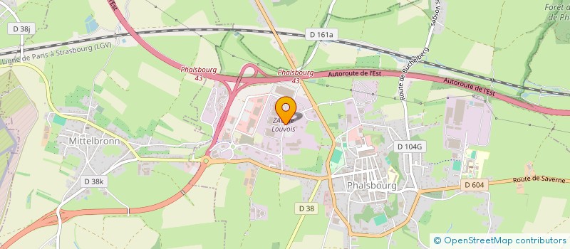 localisation de l'entreprise SCI VAUBAN  PHALSBOURG