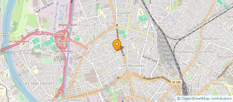 localisation de l'entreprise SCI VAUBAN à TOULOUSE
