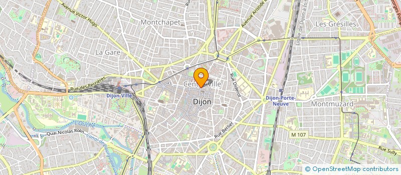 localisation de l'entreprise SCI VAUBAN à DIJON