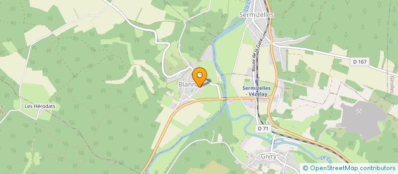 localisation de l'entreprise SCI VAUBAN à AVALLON