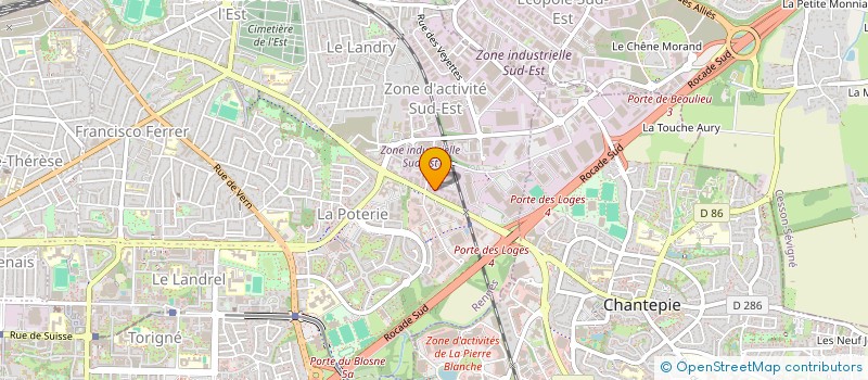 localisation de l'entreprise SCI VAUBAN  RENNES