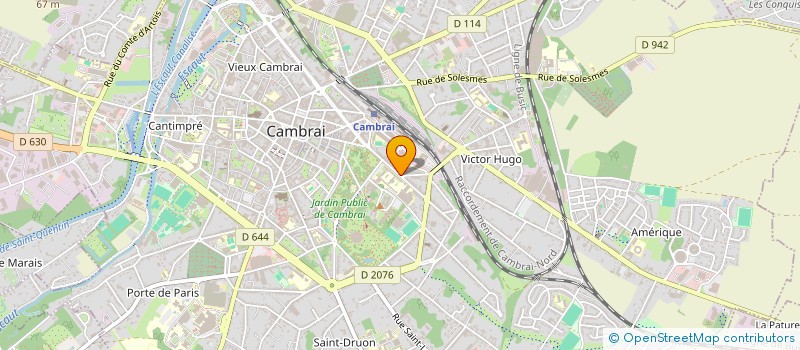 localisation de l'entreprise SCI VAUBAN  CAMBRAI