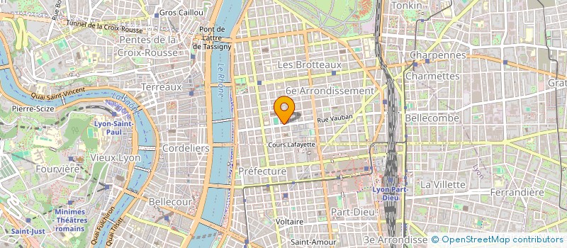 localisation de l'entreprise SCI VAUBAN CREQUI  LYON