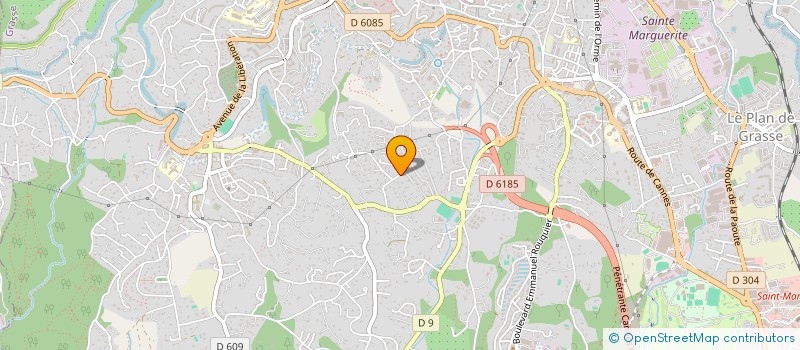 localisation de l'entreprise SCI VAUBAN EXPORT à GRASSE