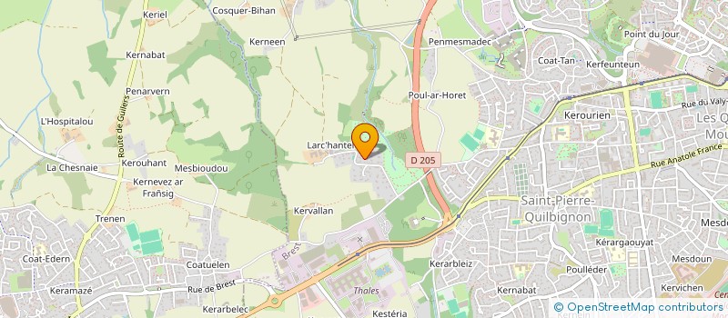 localisation de l'entreprise SCI VAUBAN II  BREST