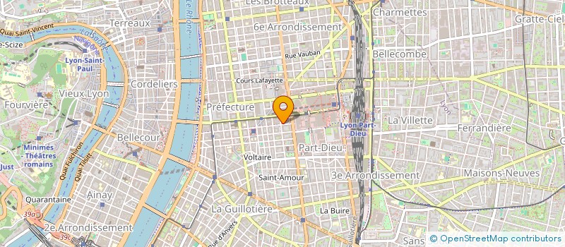 localisation de l'entreprise SCI VAUBAN INVESTISSEMENTS  LYON