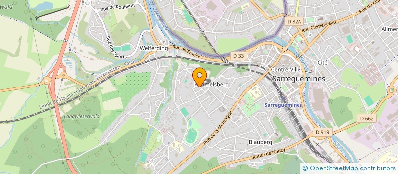 localisation de l'entreprise SCI VAUBAN LAUTERBOURG à SARREGUEMINES