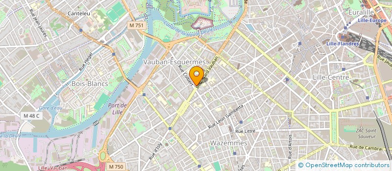 localisation de l'entreprise SCI VAUBAN - NCCH à LILLE