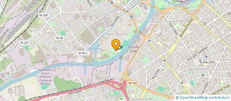 localisation de l'entreprise SCI VAUBAN PODO à LILLE